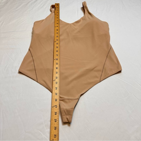 Lululemon align thong bodysuit w/ built in bra nude tan - Picture 2 of 7